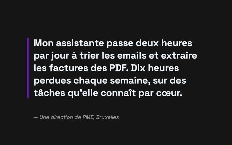 Des tâches répétitives